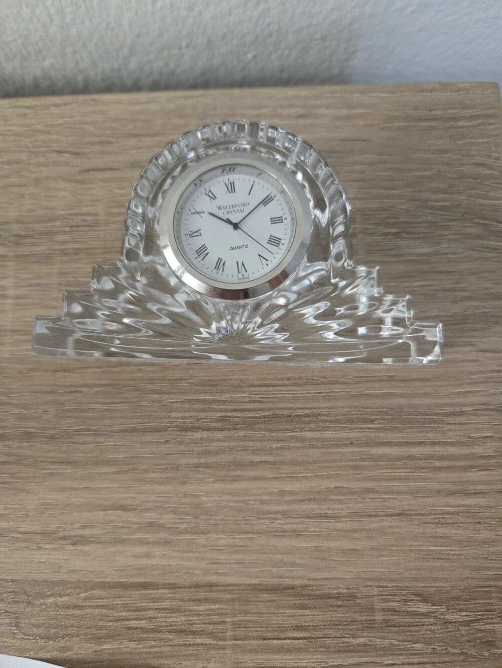 Waterford Crystal Clear Mantel Clock